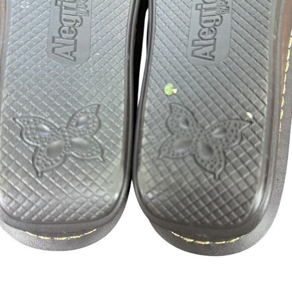 Alegria PG Lite Fiona Copper Snake Print Slides Slip On Sandals Shoes sz 39 / 9 - Picture 14 of 16